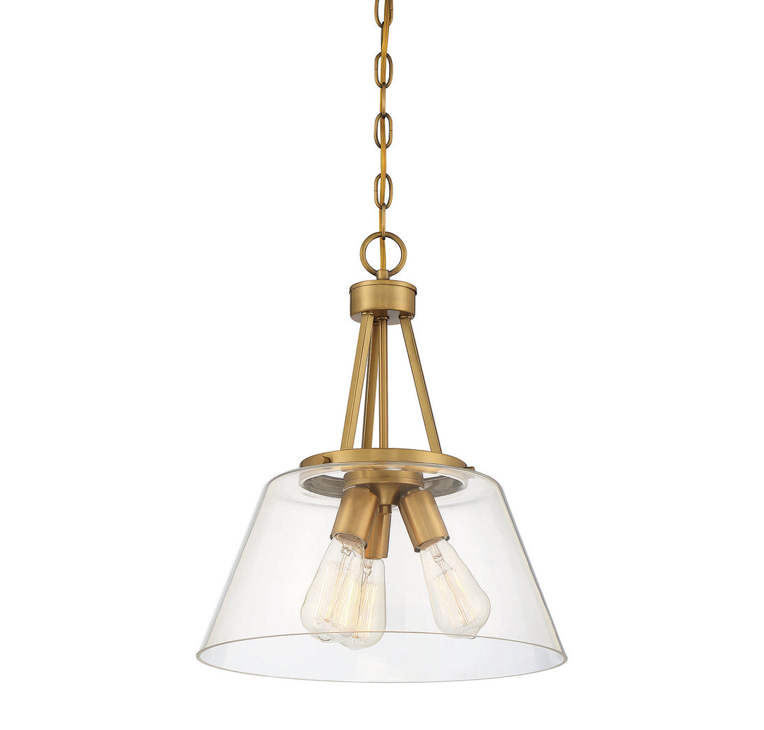 Savoy House Calhoun 7-1025-3-322 Pendant Light - Warm Brass