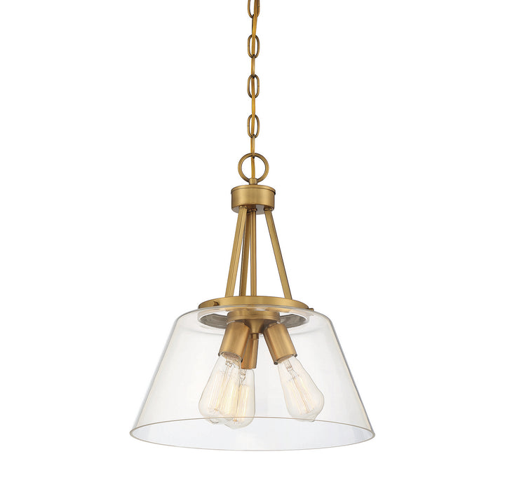 Savoy House Calhoun 7-1025-3-322 Pendant Light - Warm Brass