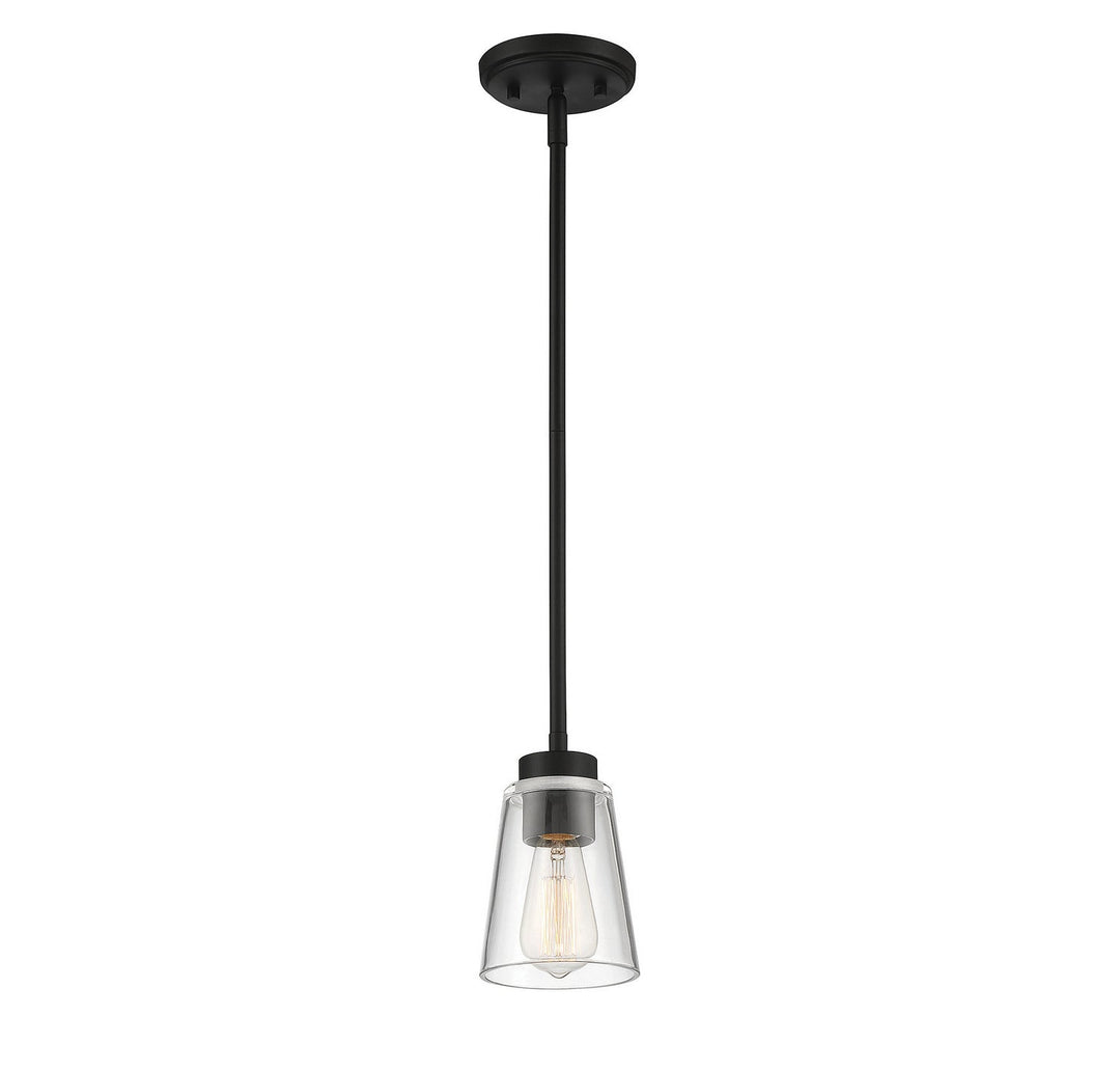 Savoy House Calhoun 7-1026-1-89 Pendant Light - Matte Black
