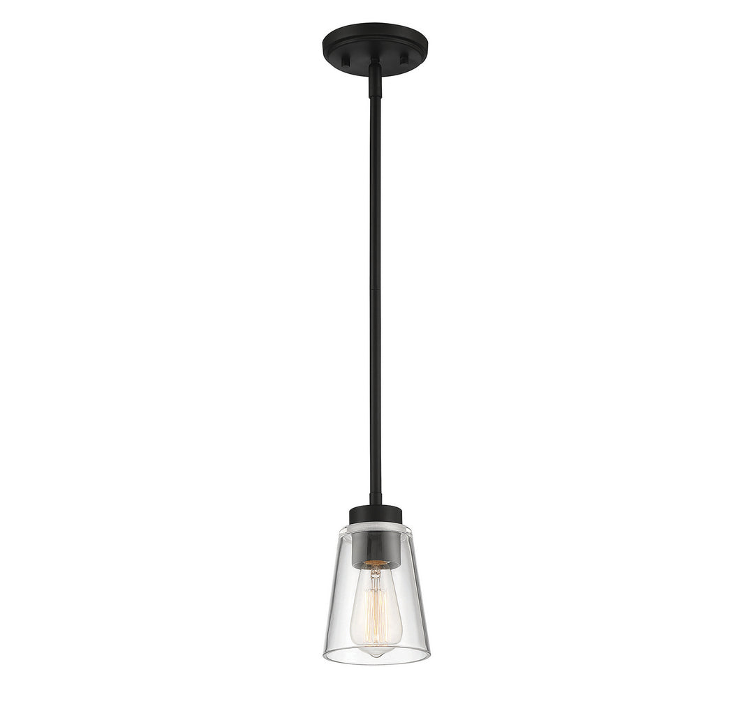 Savoy House Calhoun 7-1026-1-89 Pendant Light - Matte Black
