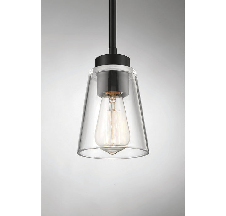 Savoy House Calhoun 7-1026-1-89 Pendant Light - Matte Black