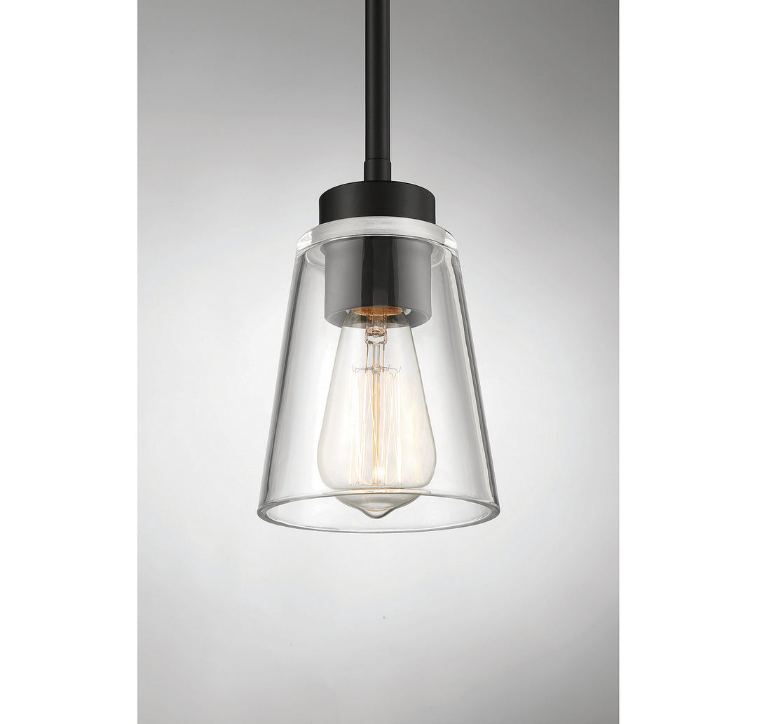 Savoy House Calhoun 7-1026-1-89 Pendant Light - Matte Black