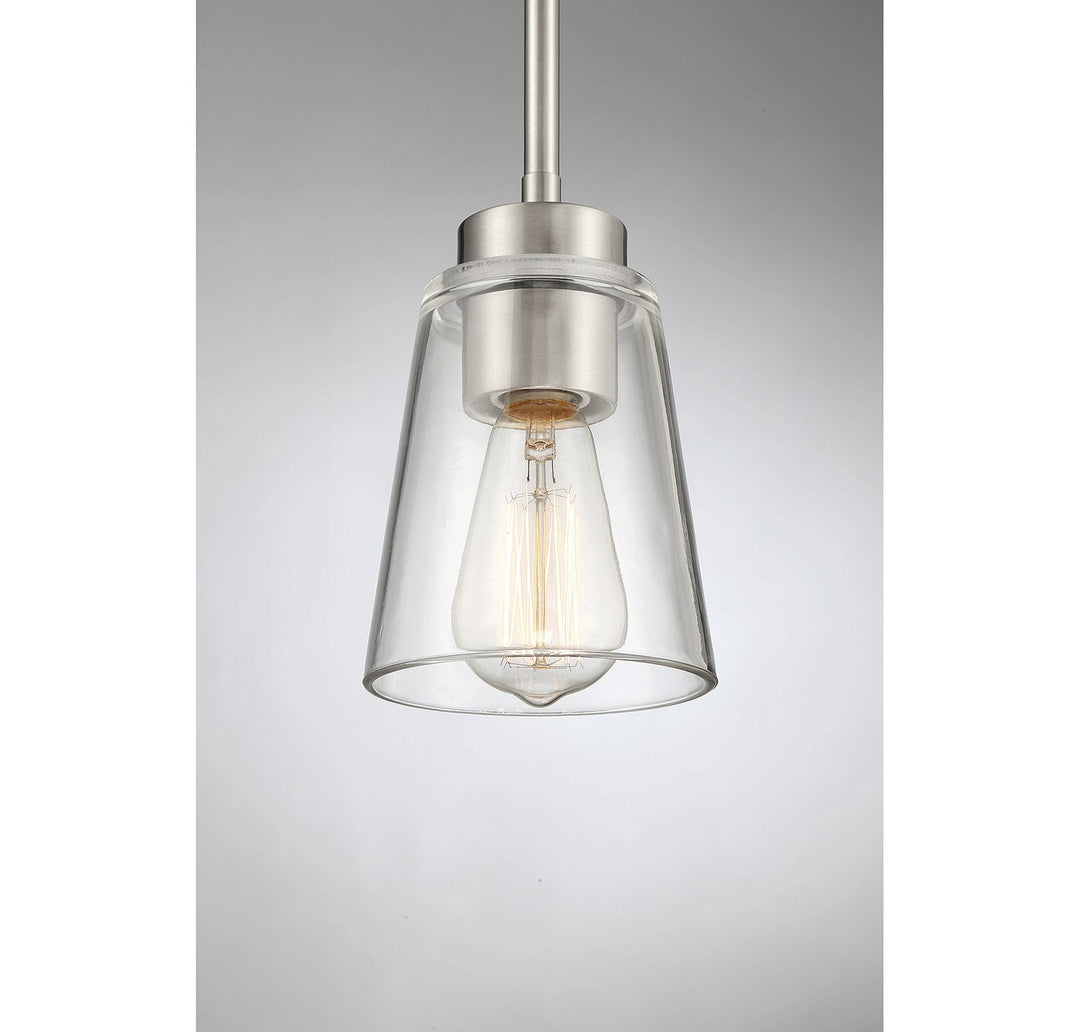 Savoy House Calhoun 7-1026-1-SN Pendant Light - Satin Nickel