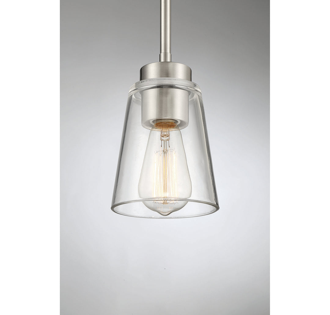 Savoy House Calhoun 7-1026-1-SN Pendant Light - Satin Nickel
