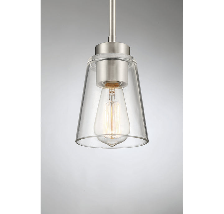 Savoy House Calhoun 7-1026-1-SN Pendant Light - Satin Nickel