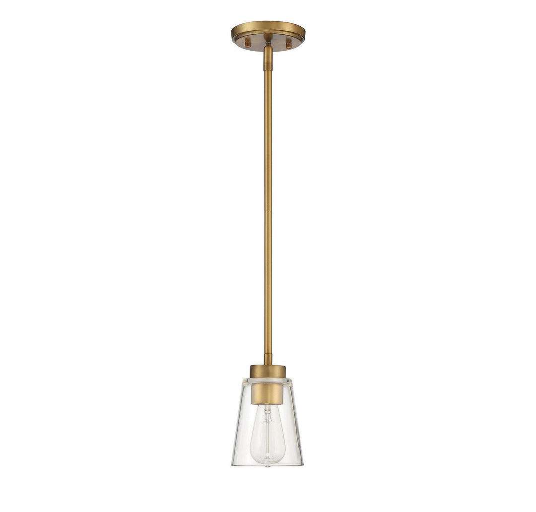 Savoy House Calhoun 7-1026-1-322 Pendant Light - Warm Brass