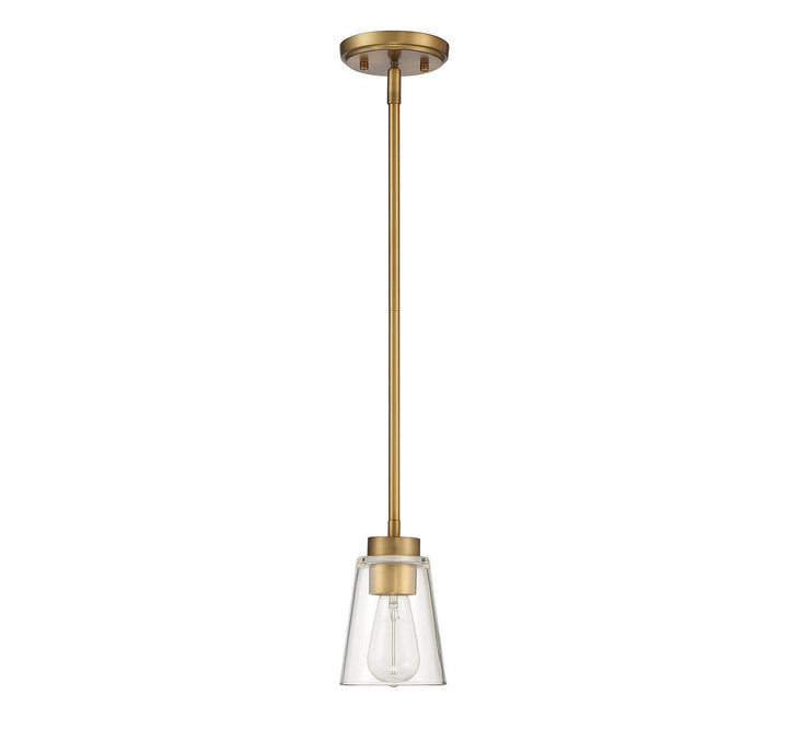 Savoy House Calhoun 7-1026-1-322 Pendant Light - Warm Brass