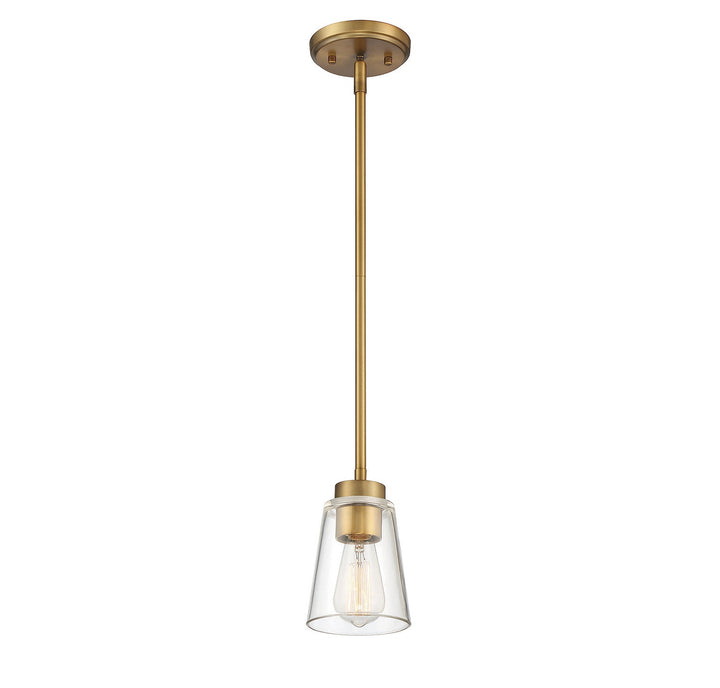 Savoy House Calhoun 7-1026-1-322 Pendant Light - Warm Brass