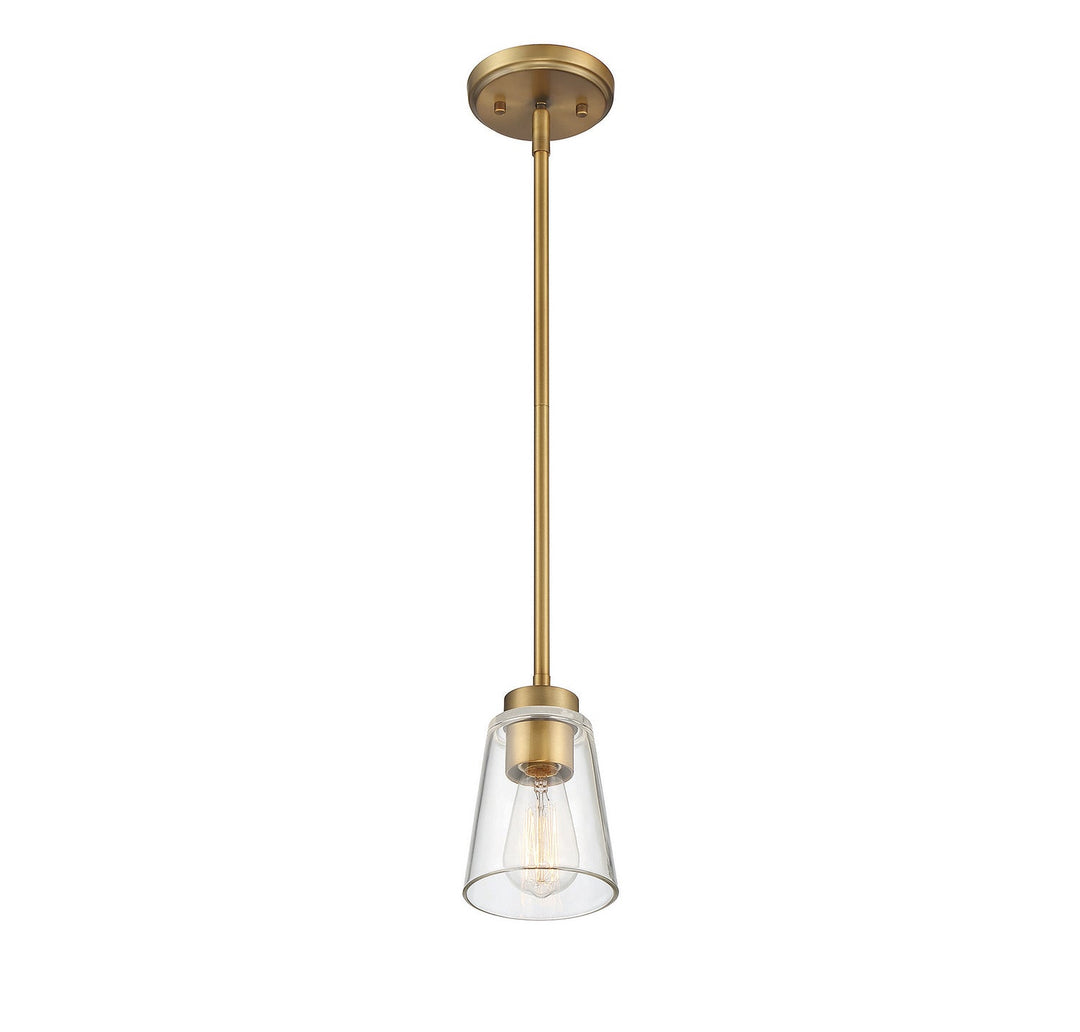 Savoy House Calhoun 7-1026-1-322 Pendant Light - Warm Brass