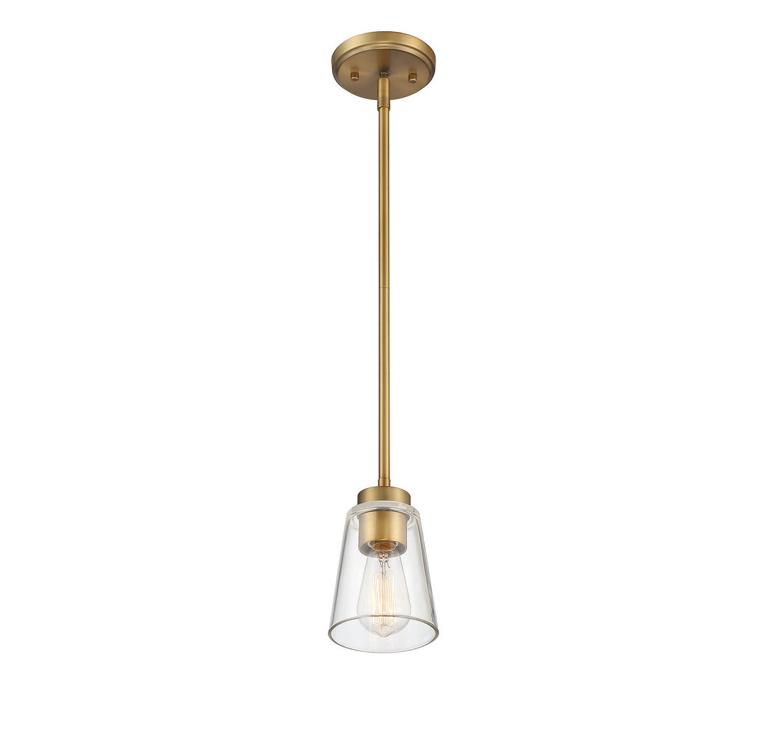 Savoy House Calhoun 7-1026-1-322 Pendant Light - Warm Brass