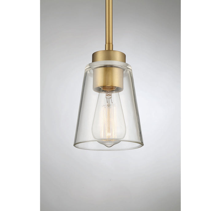 Savoy House Calhoun 7-1026-1-322 Pendant Light - Warm Brass