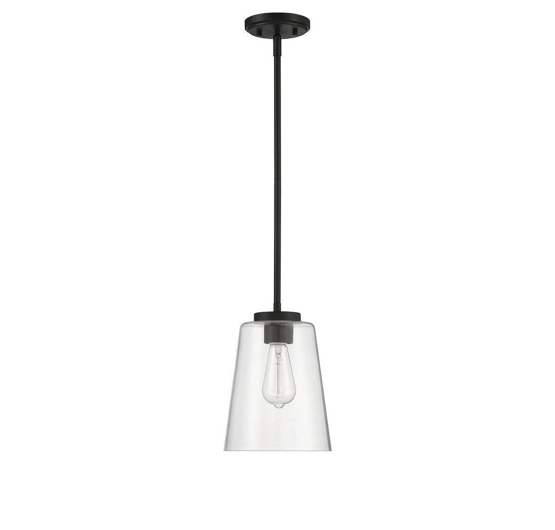 Savoy House Calhoun 7-1027-1-89 Pendant Light - Matte Black
