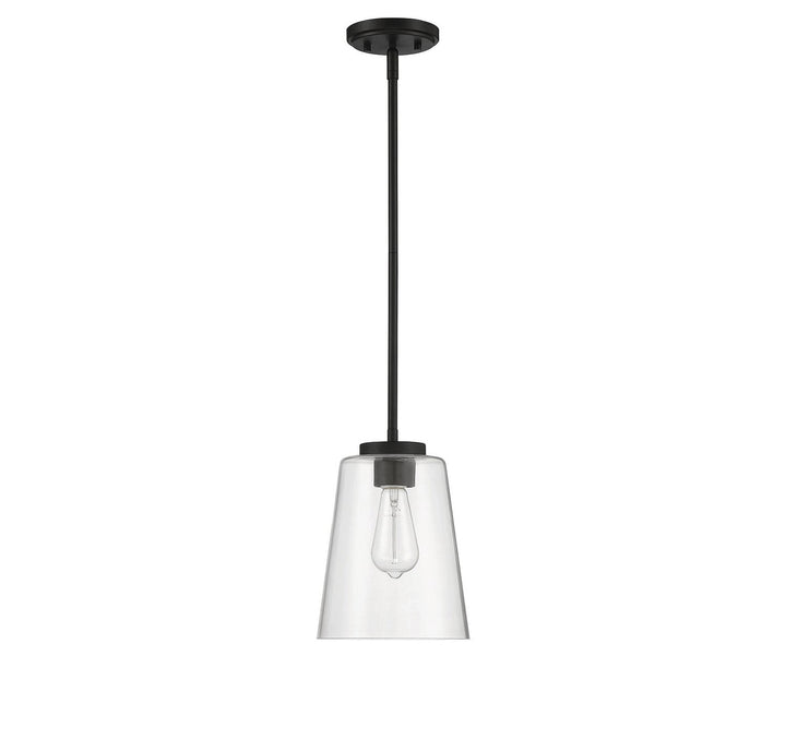 Savoy House Calhoun 7-1027-1-89 Pendant Light - Matte Black