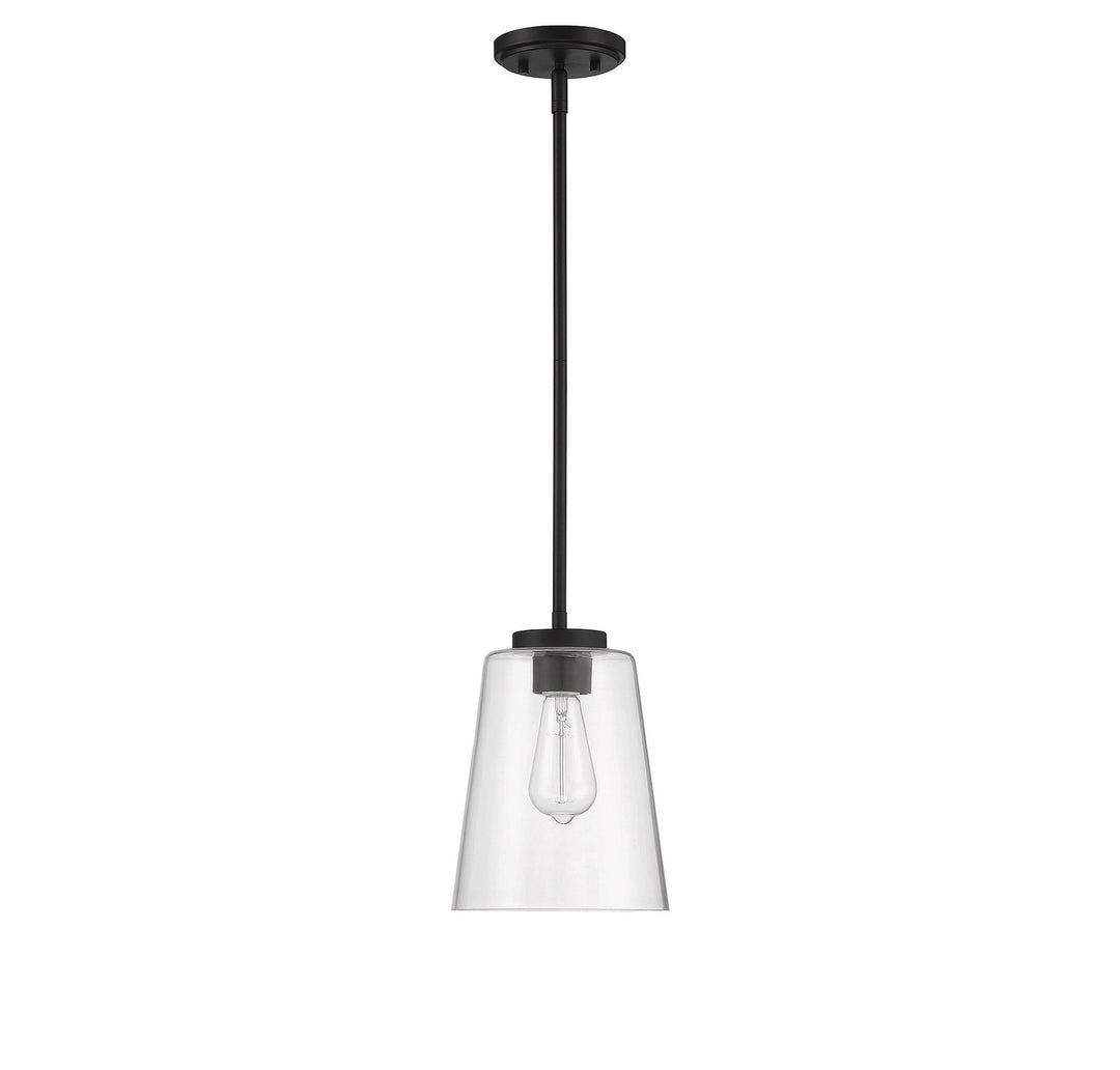 Savoy House Calhoun 7-1027-1-89 Pendant Light - Matte Black