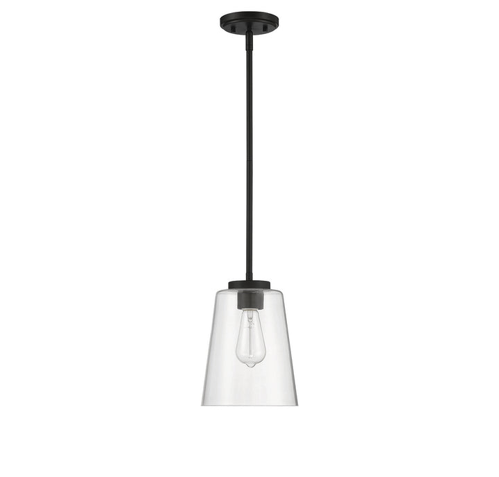 Savoy House Calhoun 7-1027-1-89 Pendant Light - Matte Black