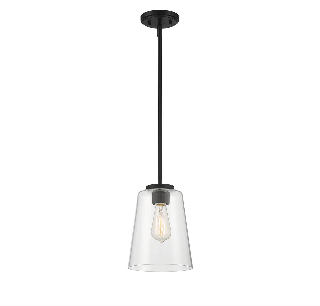 Savoy House Calhoun 7-1027-1-89 Pendant Light - Matte Black