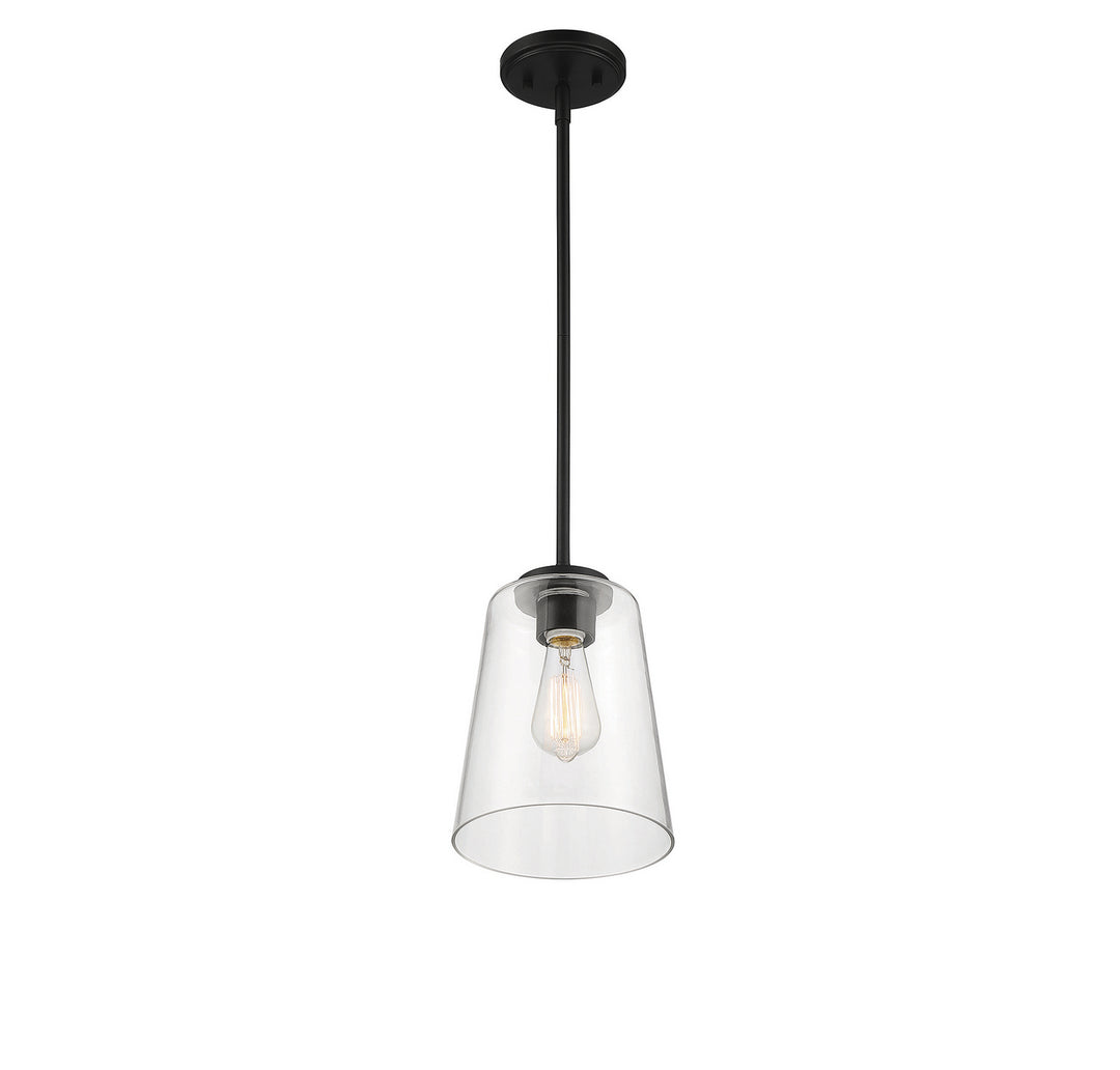 Savoy House Calhoun 7-1027-1-89 Pendant Light - Matte Black