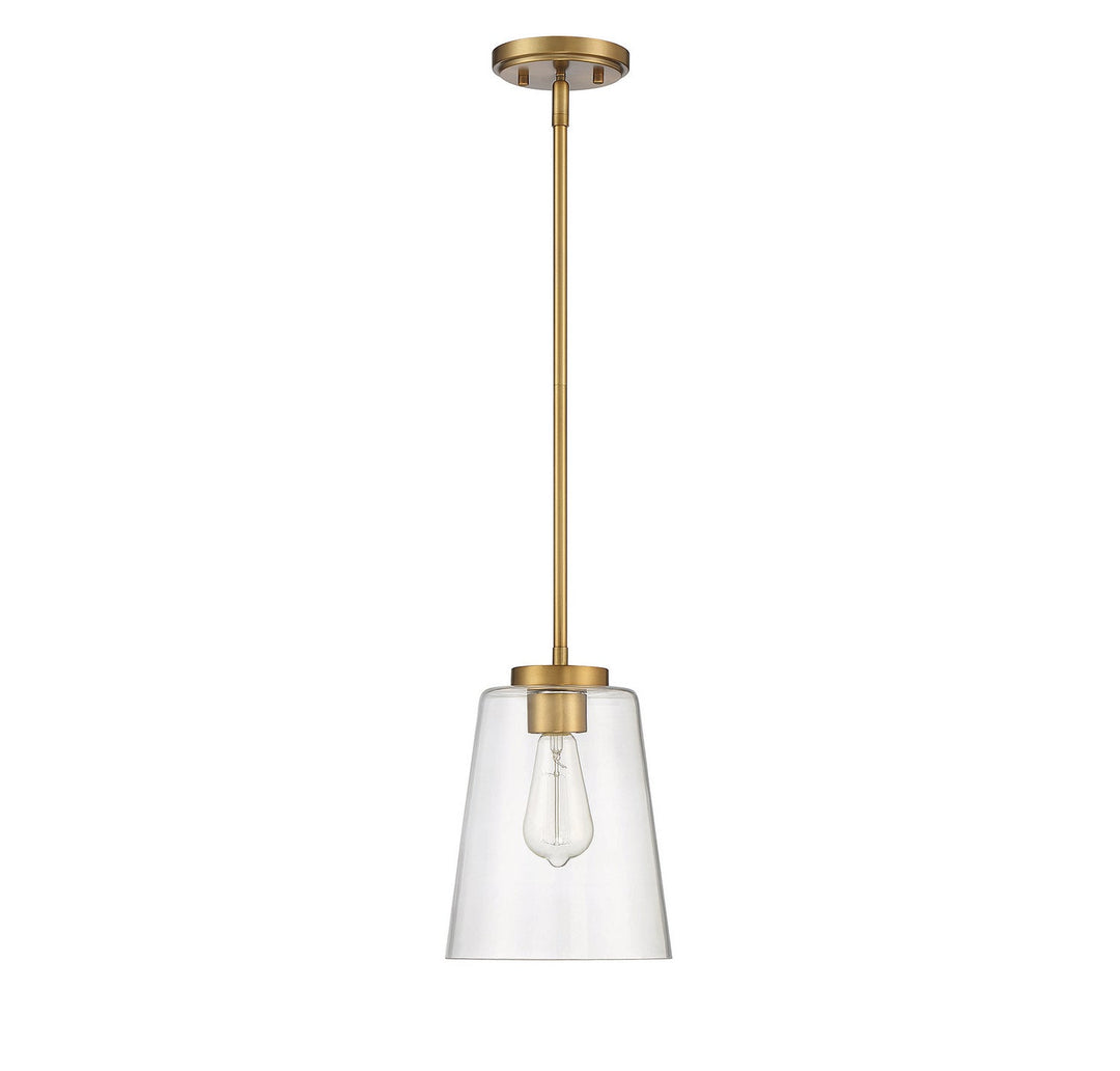 Savoy House Calhoun 7-1027-1-322 Pendant Light - Warm Brass