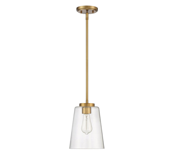 Savoy House Calhoun 7-1027-1-322 Pendant Light - Warm Brass
