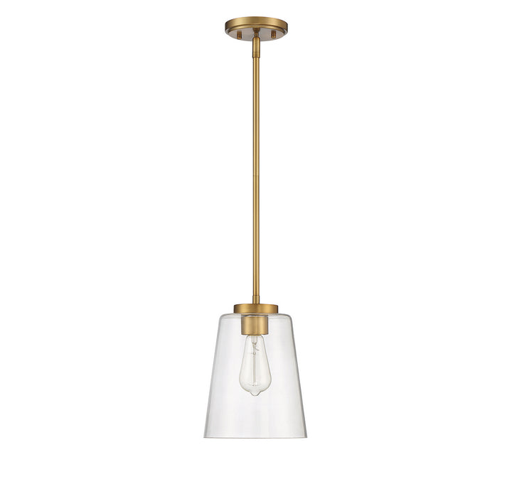 Savoy House Calhoun 7-1027-1-322 Pendant Light - Warm Brass