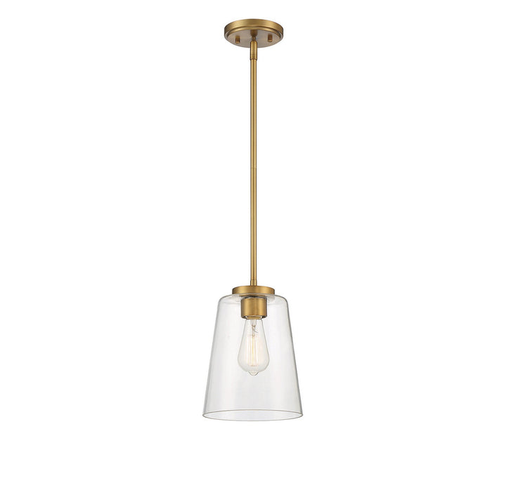 Savoy House Calhoun 7-1027-1-322 Pendant Light - Warm Brass
