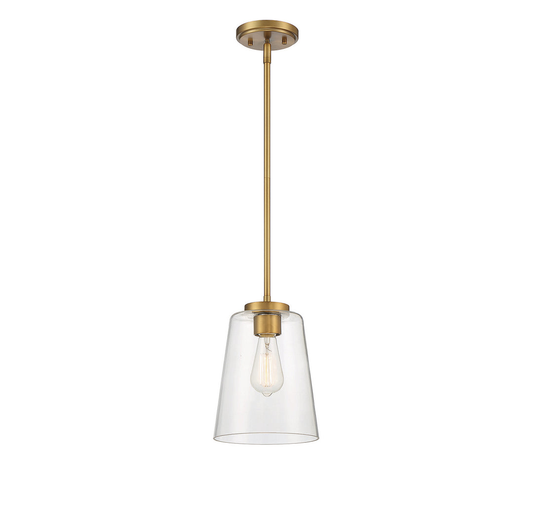 Savoy House Calhoun 7-1027-1-322 Pendant Light - Warm Brass