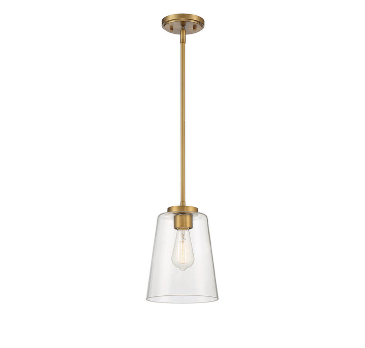 Savoy House Calhoun 7-1027-1-322 Pendant Light - Warm Brass