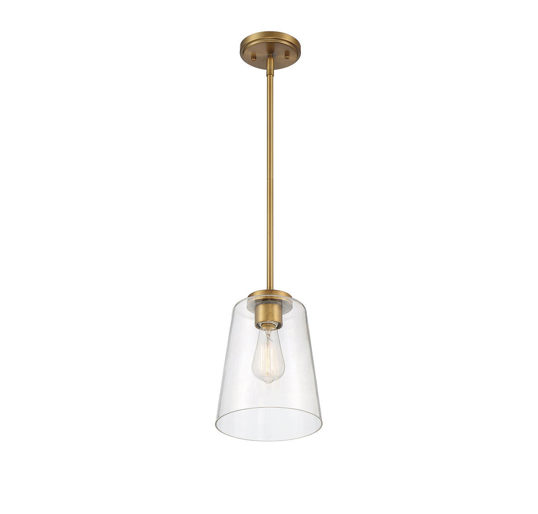 Savoy House Calhoun 7-1027-1-322 Pendant Light - Warm Brass