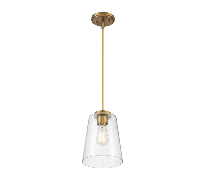 Savoy House Calhoun 7-1027-1-322 Pendant Light - Warm Brass