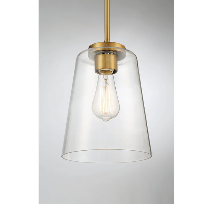 Savoy House Calhoun 7-1027-1-322 Pendant Light - Warm Brass