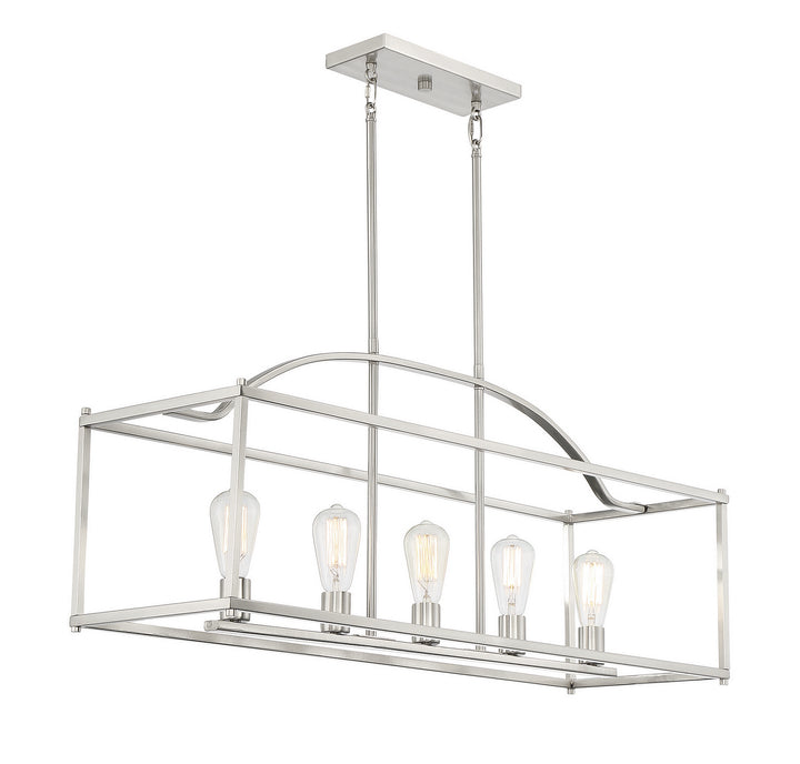 Savoy House Palladian 1-190-5-SN Pendant Light - Satin Nickel