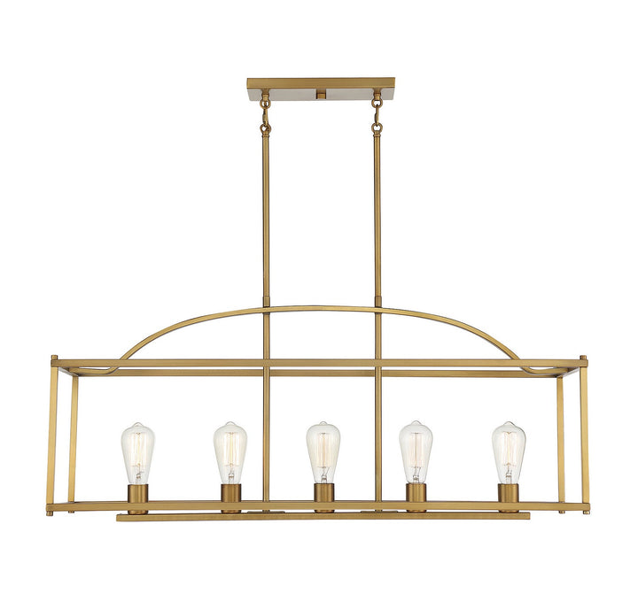 Savoy House Palladian 1-190-5-322 Pendant Light - Warm Brass