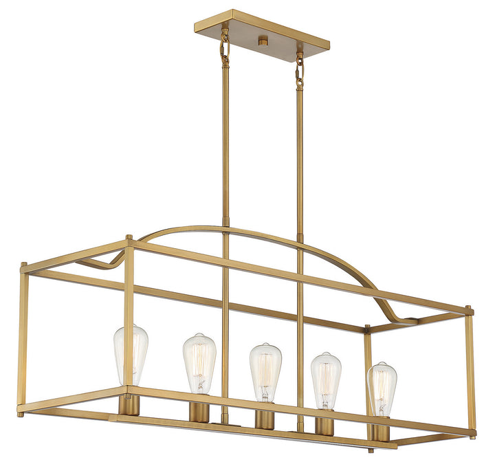 Savoy House Palladian 1-190-5-322 Pendant Light - Warm Brass