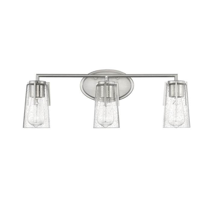 Savoy House Sacremento 8-7045-3-SN Bath Vanity Light 24 in. wide - Satin Nickel