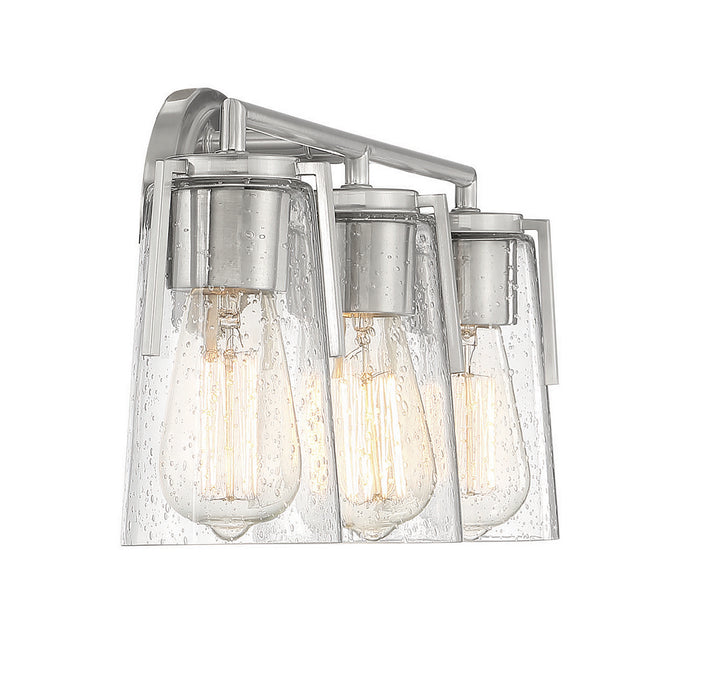 Savoy House Sacremento 8-7045-3-SN Bath Vanity Light 24 in. wide - Satin Nickel
