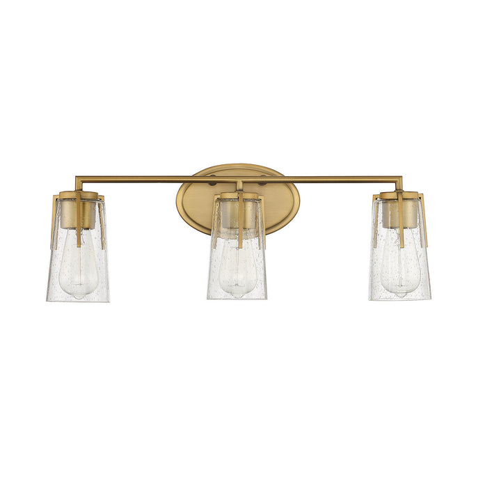 Savoy House Sacremento 8-7045-3-322 Bath Vanity Light 24 in. wide - Warm Brass