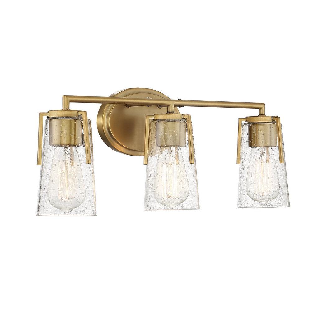 Savoy House Sacremento 8-7045-3-322 Bath Vanity Light 24 in. wide - Warm Brass