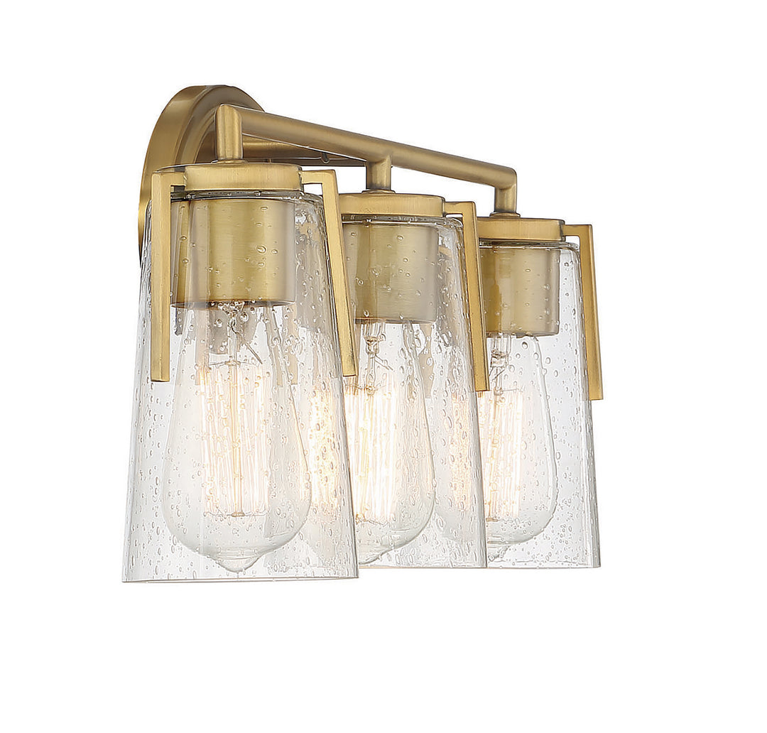 Savoy House Sacremento 8-7045-3-322 Bath Vanity Light 24 in. wide - Warm Brass