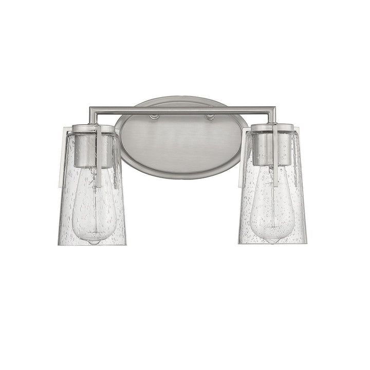 Savoy House Sacremento 8-7045-2-SN Bath Vanity Light 14 in. wide - Satin Nickel