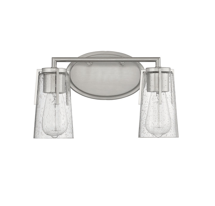 Savoy House Sacremento 8-7045-2-SN Bath Vanity Light 14 in. wide - Satin Nickel