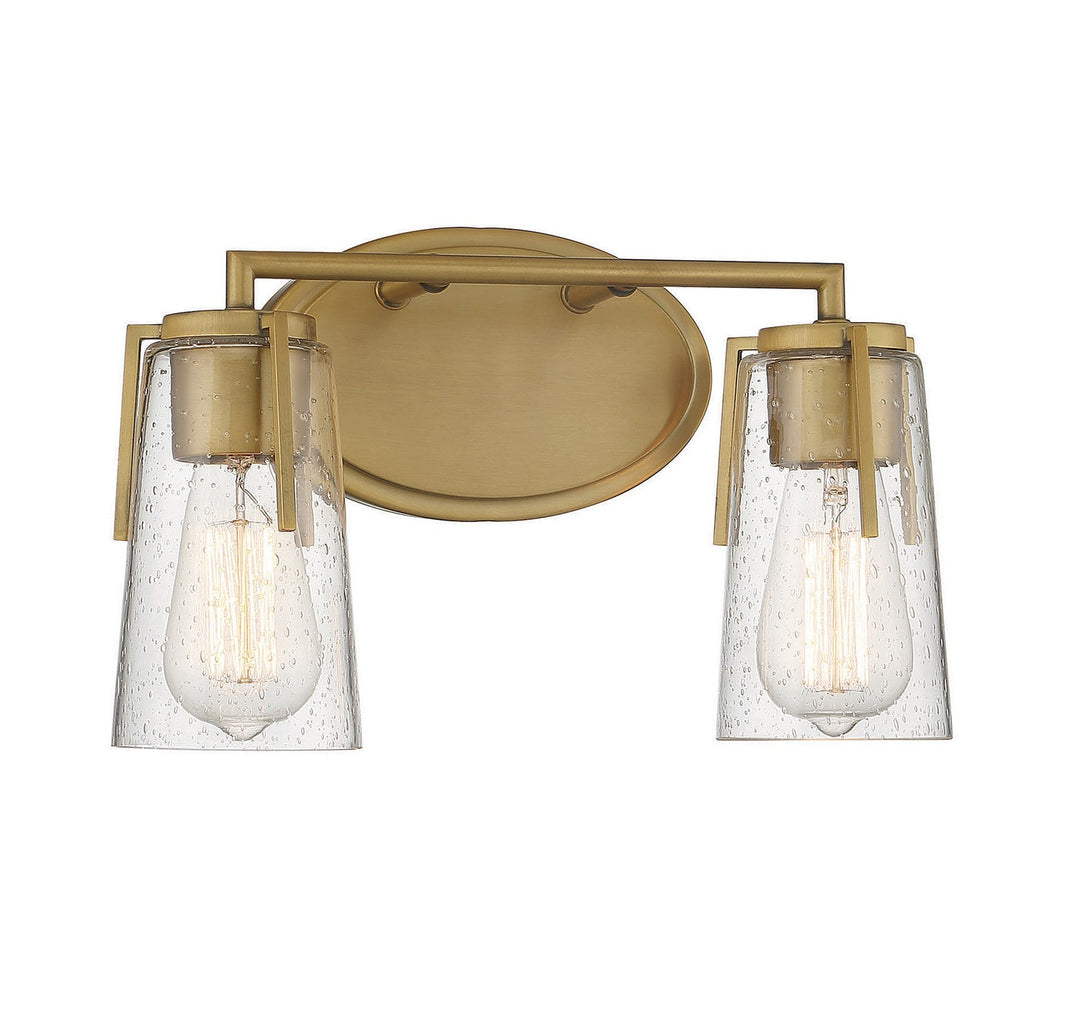 Savoy House Sacremento 8-7045-2-322 Bath Vanity Light 14 in. wide - Warm Brass