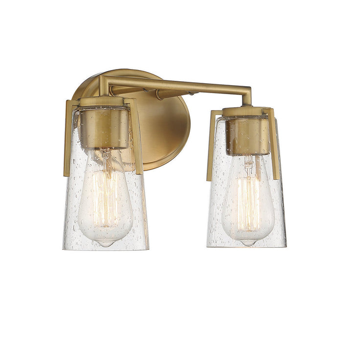 Savoy House Sacremento 8-7045-2-322 Bath Vanity Light 14 in. wide - Warm Brass