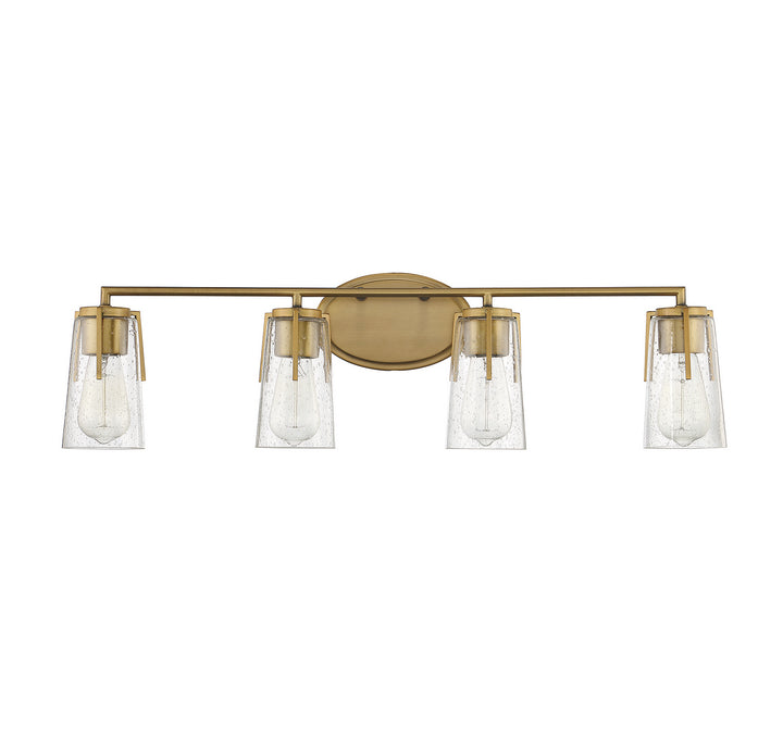 Savoy House Sacremento 8-7045-4-322 Bath Vanity Light 32 in. wide - Warm Brass