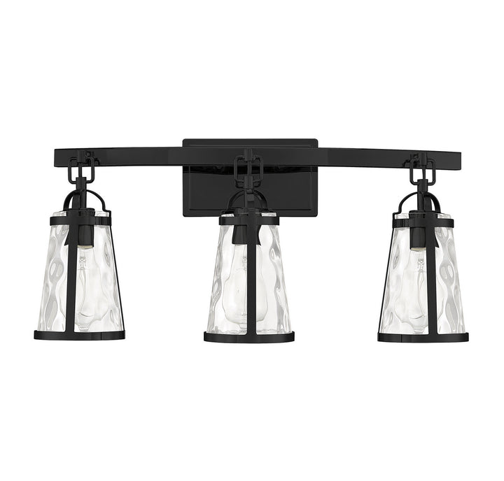 Savoy House Albany 8-560-3-BK Bath Vanity Light 24 in. wide - Black