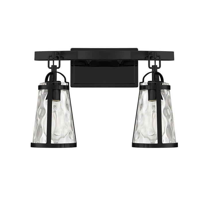 Savoy House Albany 8-560-2-BK Bath Vanity Light 16 in. wide - Black