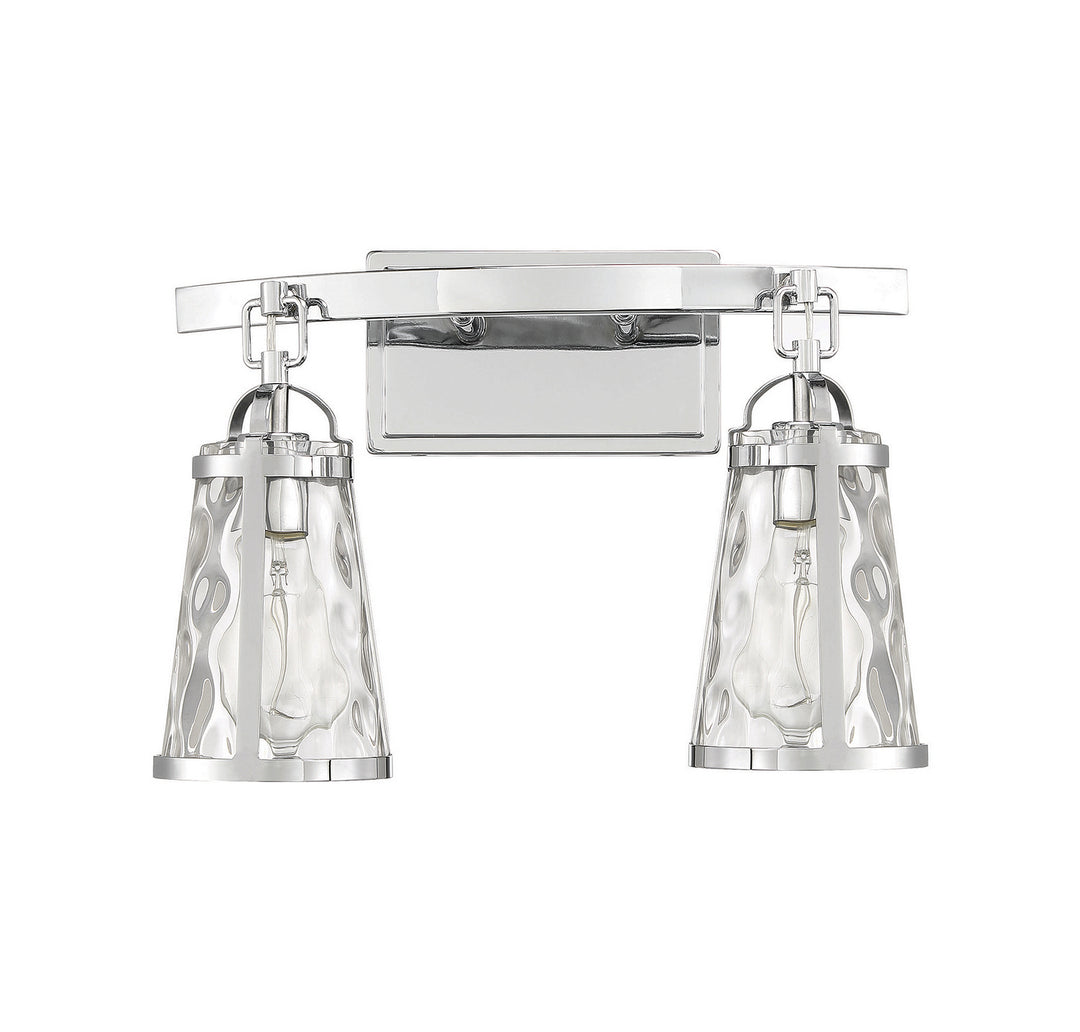 Savoy House Albany 8-560-2-11 Bath Vanity Light 16 in. wide - Polished Chrome