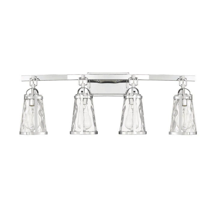 Savoy House Albany 8-560-4-11 Bath Vanity Light 32 in. wide - Polished Chrome