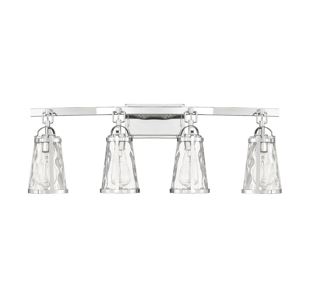Savoy House Albany 8-560-4-11 Bath Vanity Light 32 in. wide - Polished Chrome