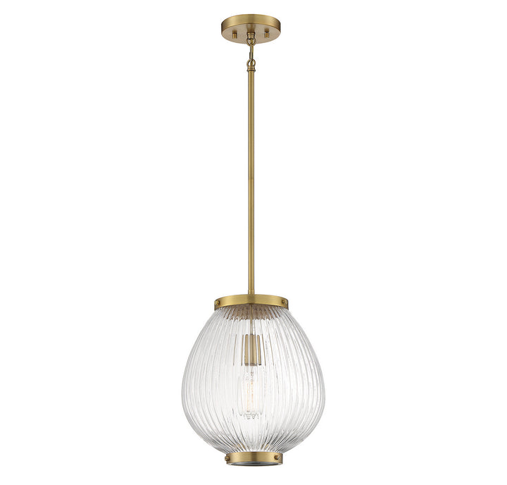 Savoy House Welles 7-170-1-322 Pendant Light - Warm Brass