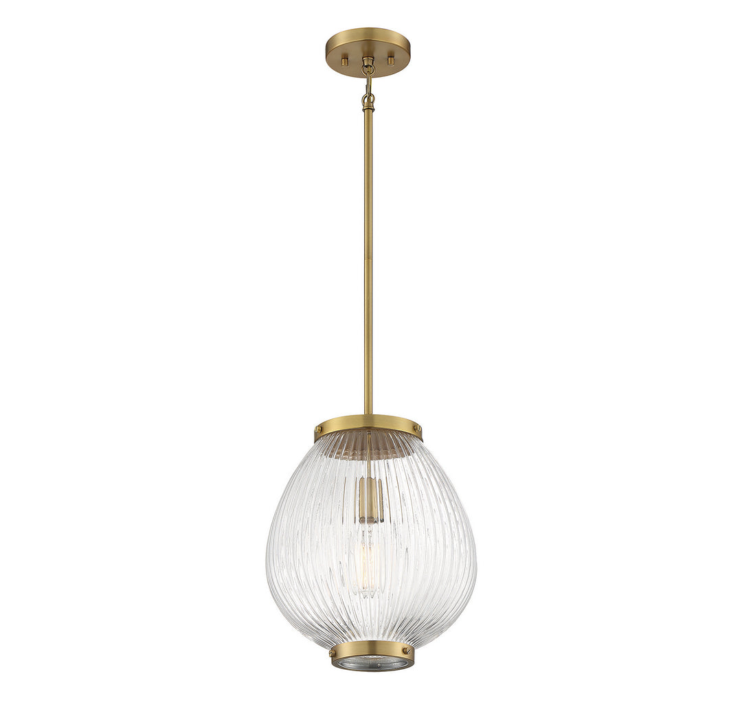 Savoy House Welles 7-170-1-322 Pendant Light - Warm Brass